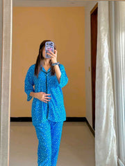 Printed Night Suit