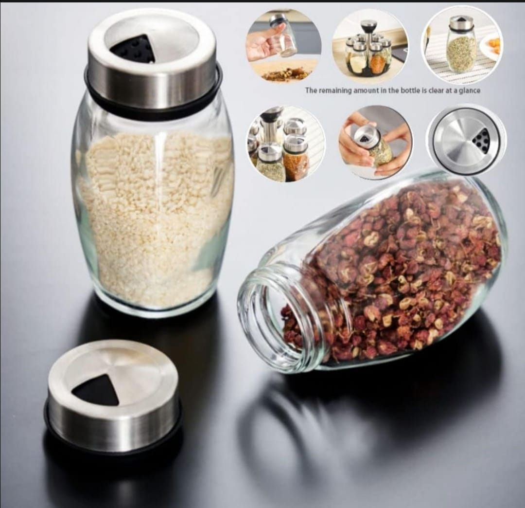 6 Bottles Spice Rack