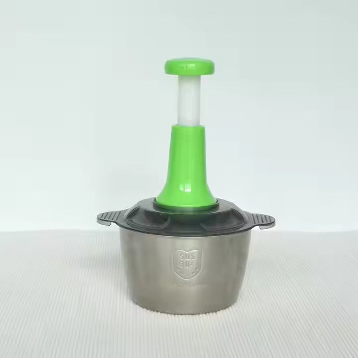 steel bowl push chopper