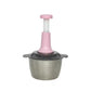 steel bowl push chopper
