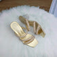 Rhinestone Toe Heel