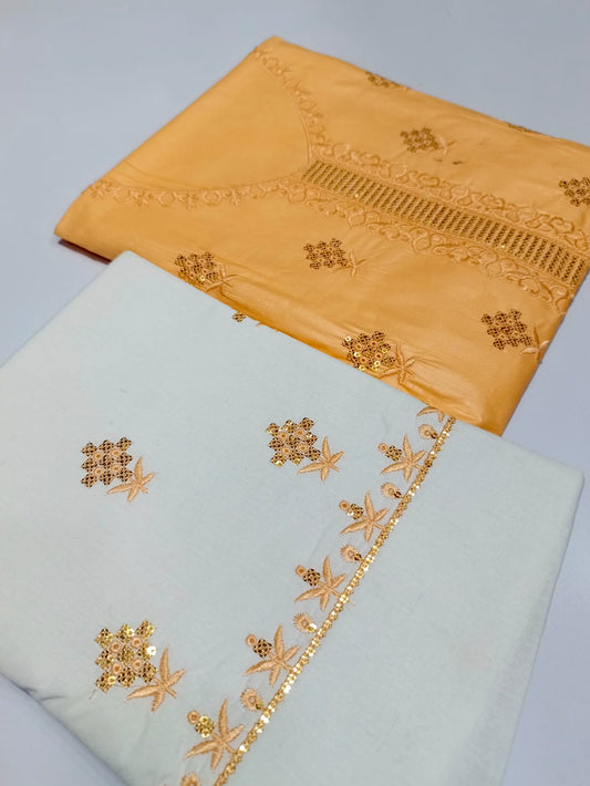 Unstitched 3 Piece Dress