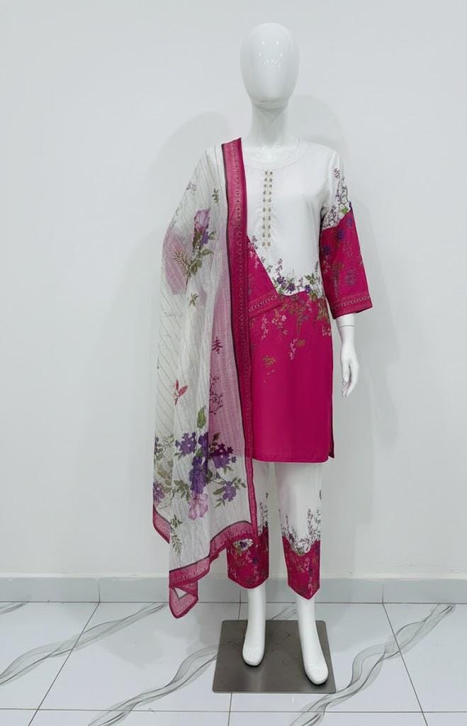 Handwork Printed Suit
