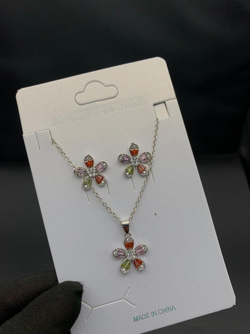 Zircon Locket Set
