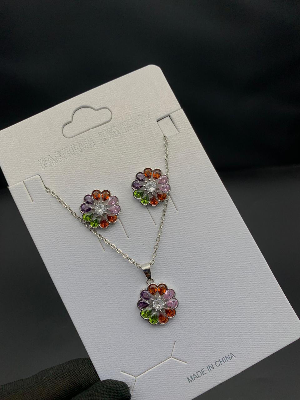 Zircon Locket Set