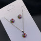 Zircon Locket Set