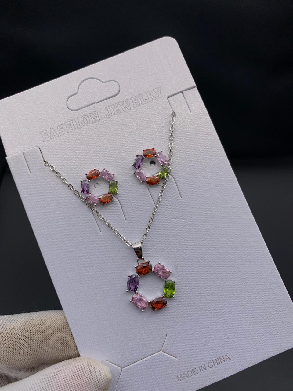 Zircon Locket Set
