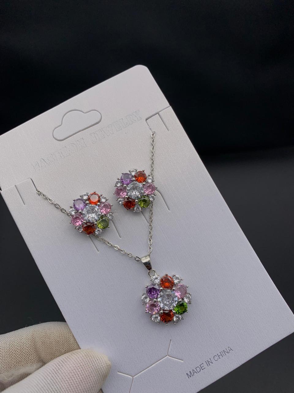 Zircon Locket Set
