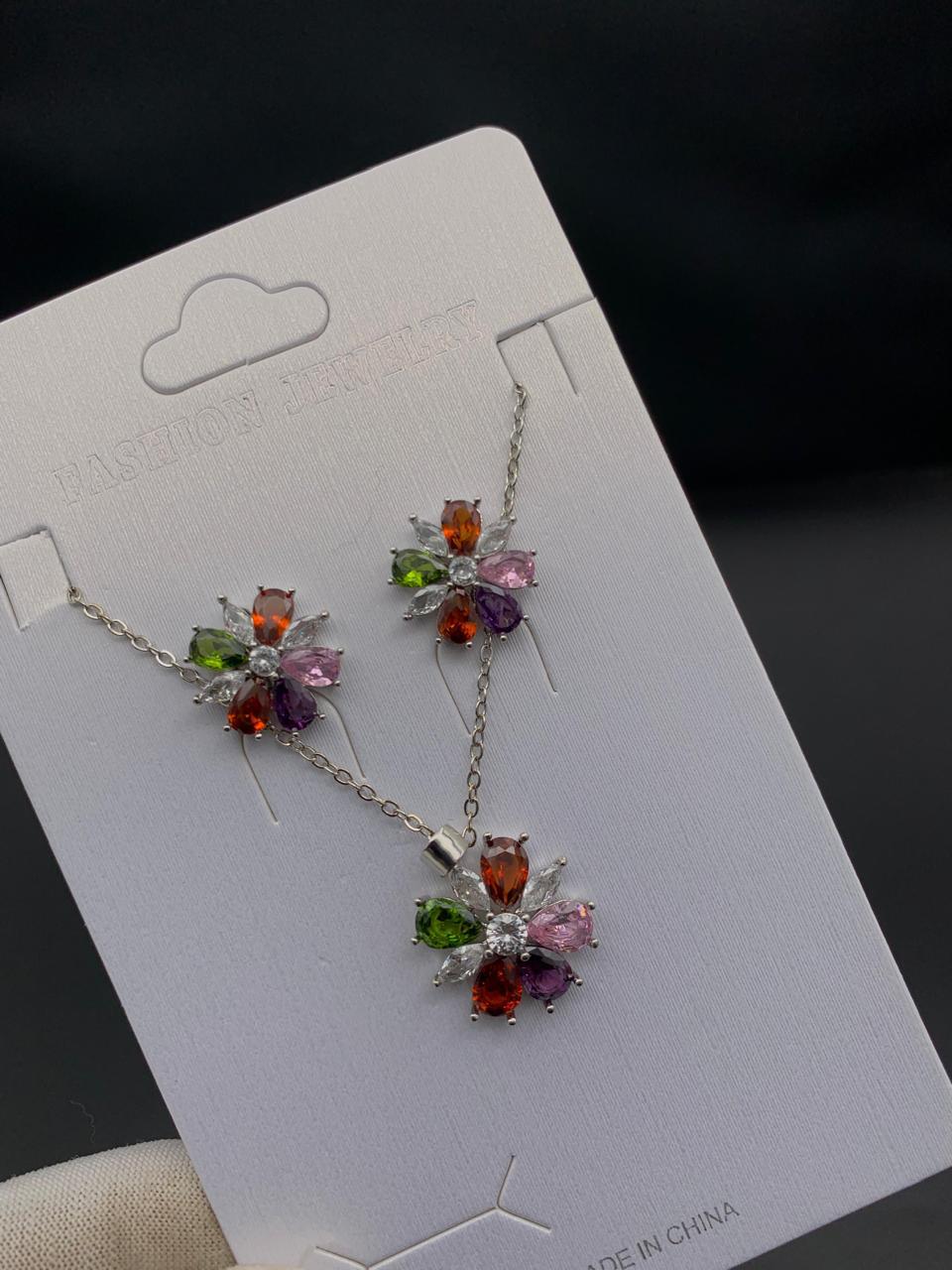 Zircon Locket Set