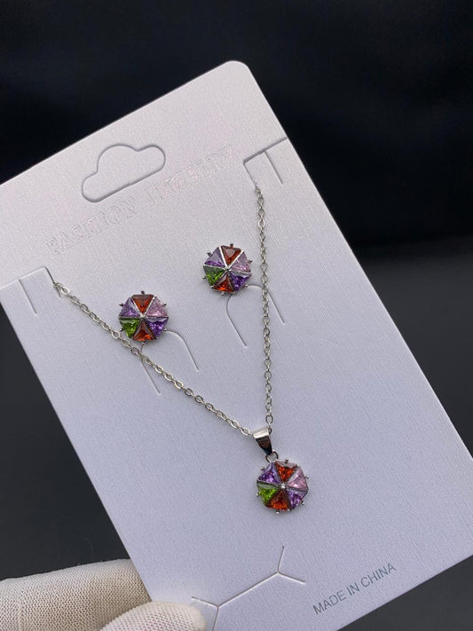 Zircon Locket Set
