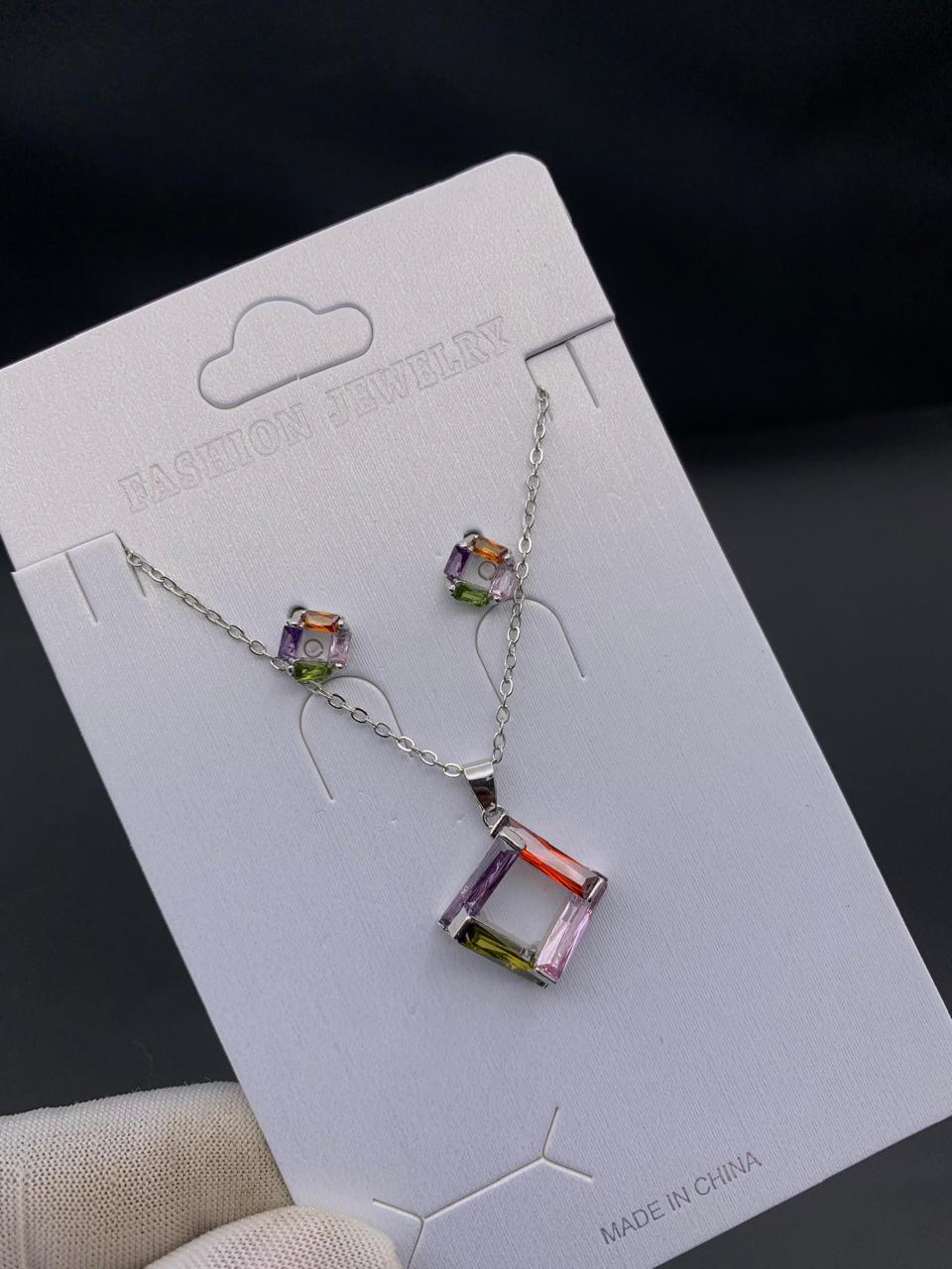 Zircon Locket Set